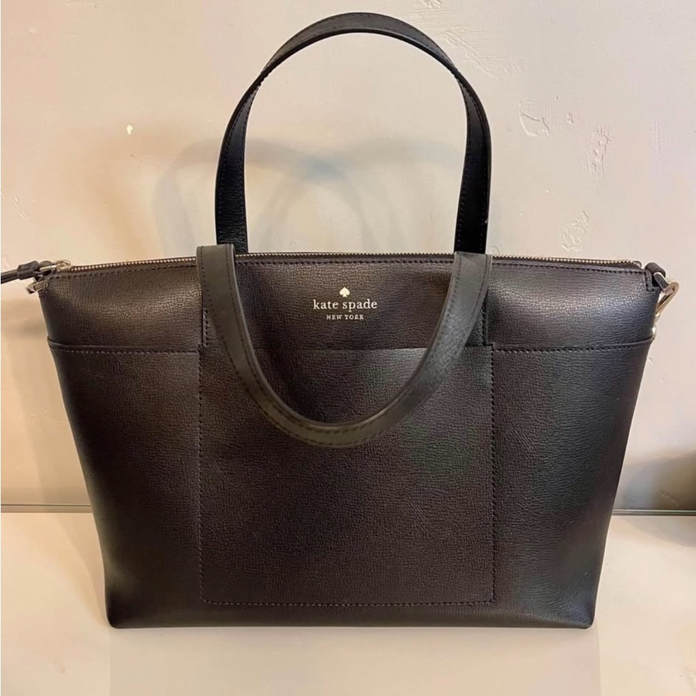 Kate Spade black Patrice Leather Satchel/crossbody bag